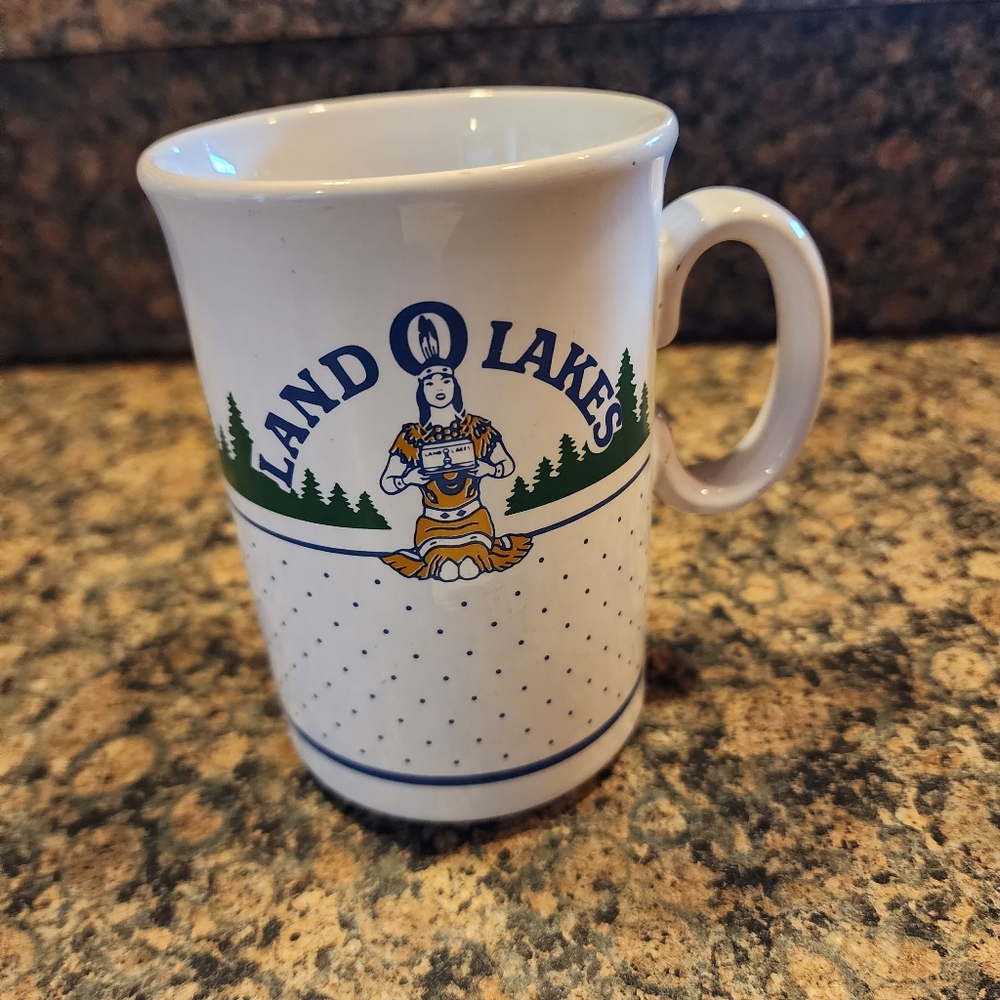 Vintage Indian Land O Lakes Mug